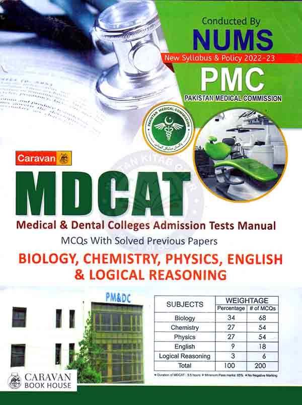 Caravan MDCAT Book For PMC Medical Colleges Admission By ChAhmad Najib