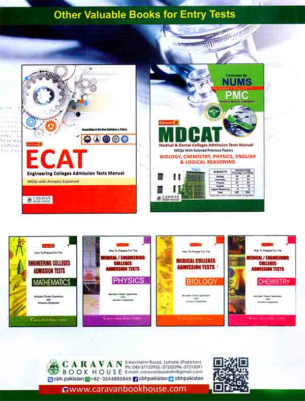 Caravan MDCAT Book For PMC Medical Colleges Admission By ChAhmad Najib