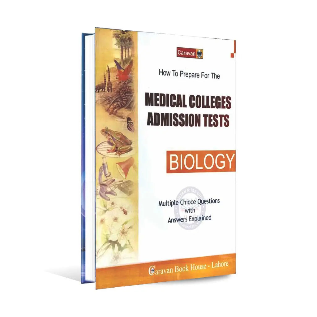 Caravan Medical Colleges Admission Tests Biology Book By Tanveer Ahmad Malik Multan Kitab Ghar