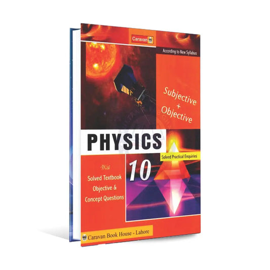 Caravan Physics Subjective + Objective Book for Class 10 Multan Kitab Ghar