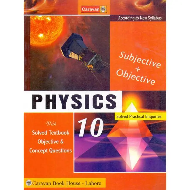 Caravan Physics Subjective + Objective Book for Class 10 Multan Kitab Ghar