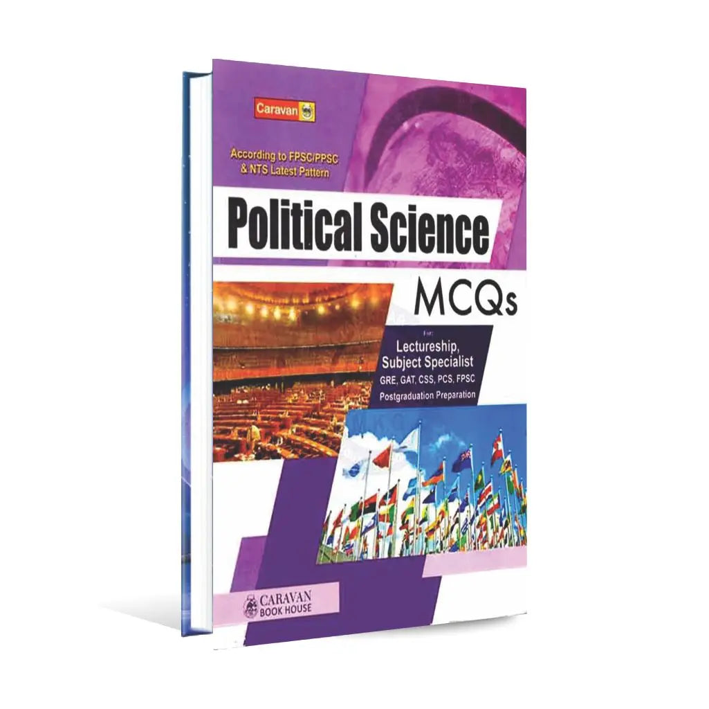 Caravan Political Science MCQS Book for Lectureship, CSS, FPSC by Ch. Ahmad Najib Multan Kitab Ghar