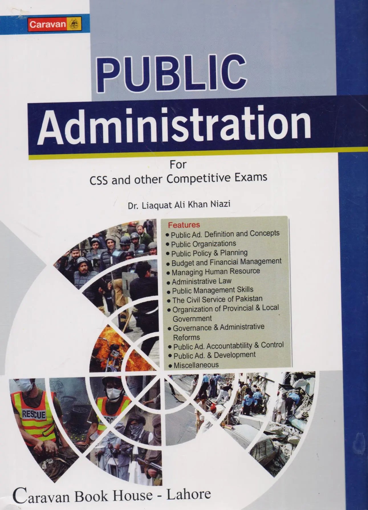 Caravan Public Administration Book for CSS Other Competitive Exams By Dr Liaqat Ali Multan Kitab Ghar