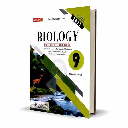 Caravan Biology Subjective plus Objective with Solved Textbook objective & Concept Questions By Prof. Maqbool Ahmad