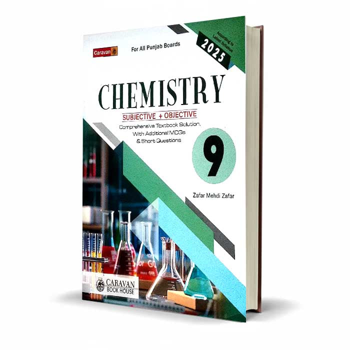 Caravan Chemistry Book Objective + Subjective for Class 9 by Dr. Irshad Ahmad