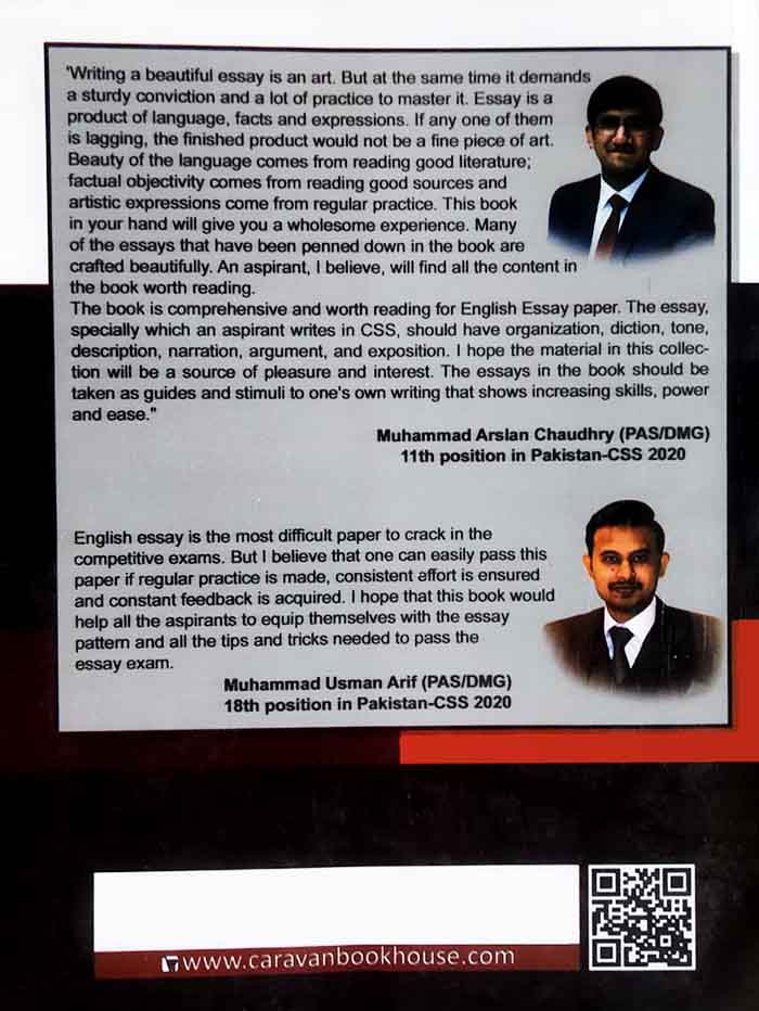 Caravan Competitive Essays Book For CSS, PMS By M. Soban Ch Multan Kitab Ghar