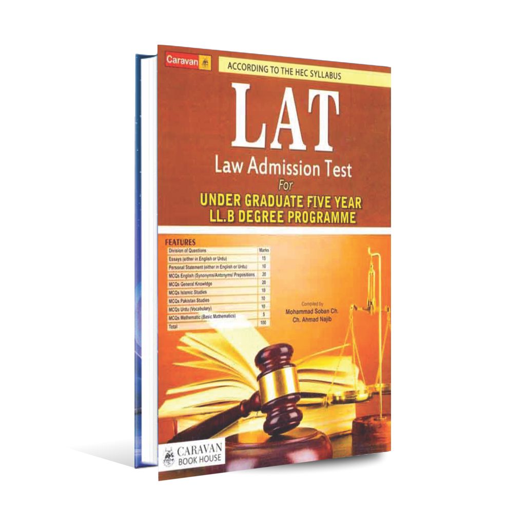 Caravan LAT Law Admission Test Guide Book 2023 By Mohammad Soban Ch.