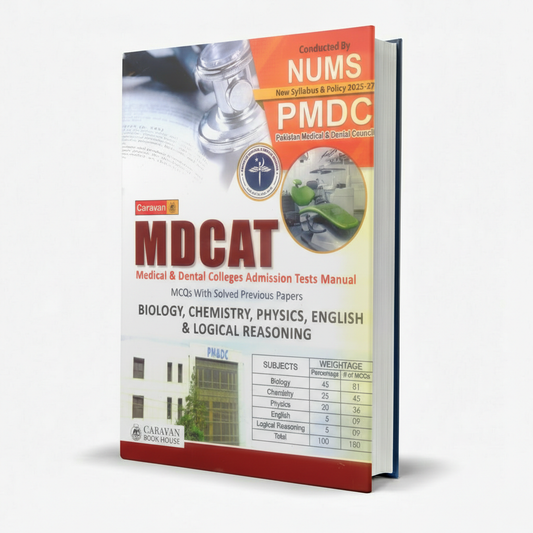 Caravan MDCAT Book For PMC Medical Colleges Admission By Ch Ahmad Najib MKG