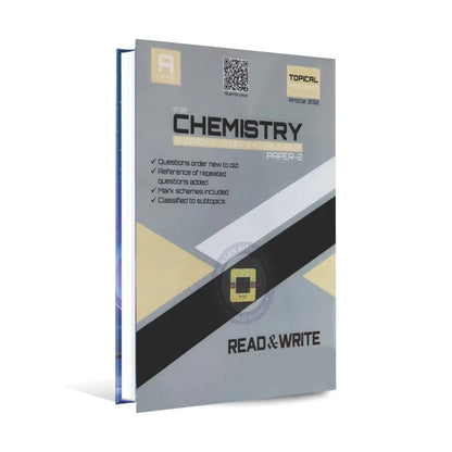 Chemistry A Level 9701 Paper 2 Topical Workbook by Read and Write Multan Kitab Ghar