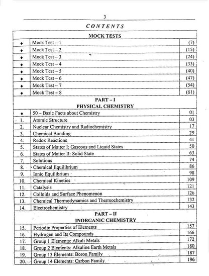 Chemistry MCQs Objective Solved Original Model Papers for CSS, PMS, Lecturer, Assistant Professor By M. Sohail Bhatti Multan Kitab Ghar