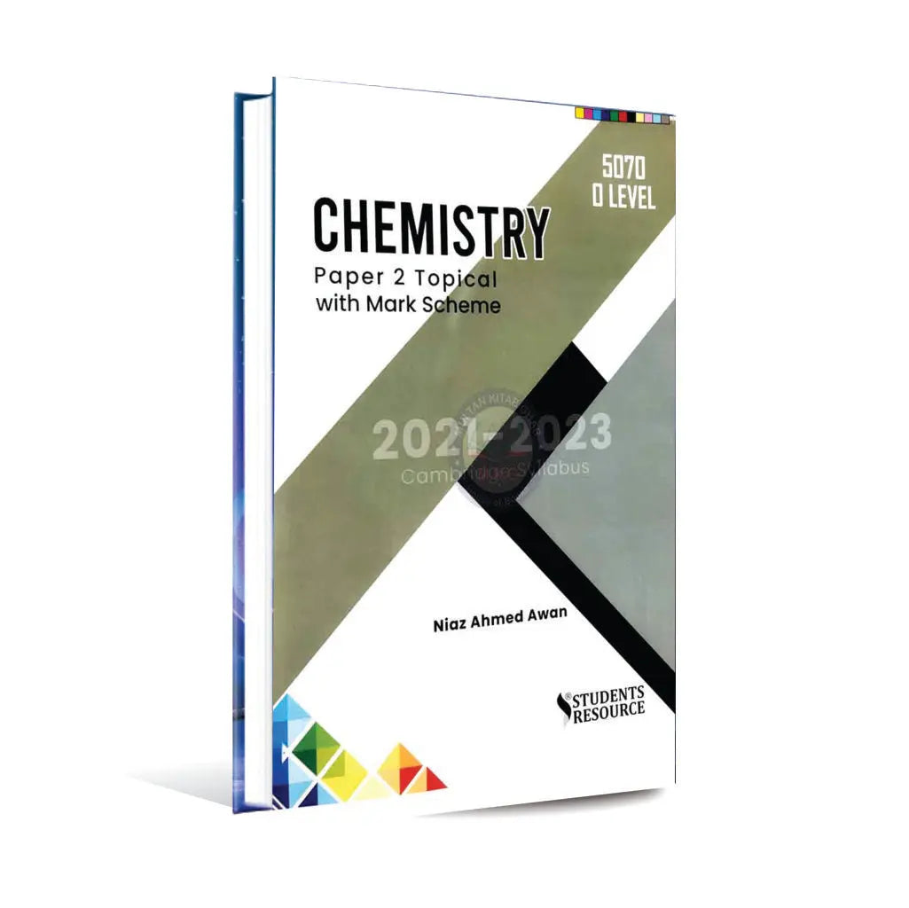 Chemistry O Level 5070 Topical Paper 2 Book By Niaz Ahmed Awan Multan Kitab Ghar