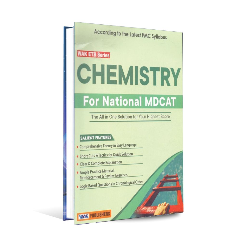 WAK ETB Series Chemistry Book for National MDCAT Multan Kitab Ghar