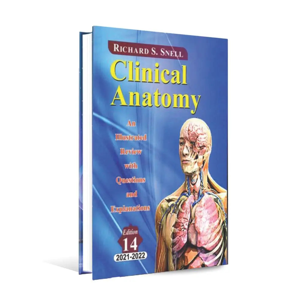 Clinical Anatomy Book 14th Latest Edition 2021-2022 Notes By Richard S. Snell Multan Kitab Ghar