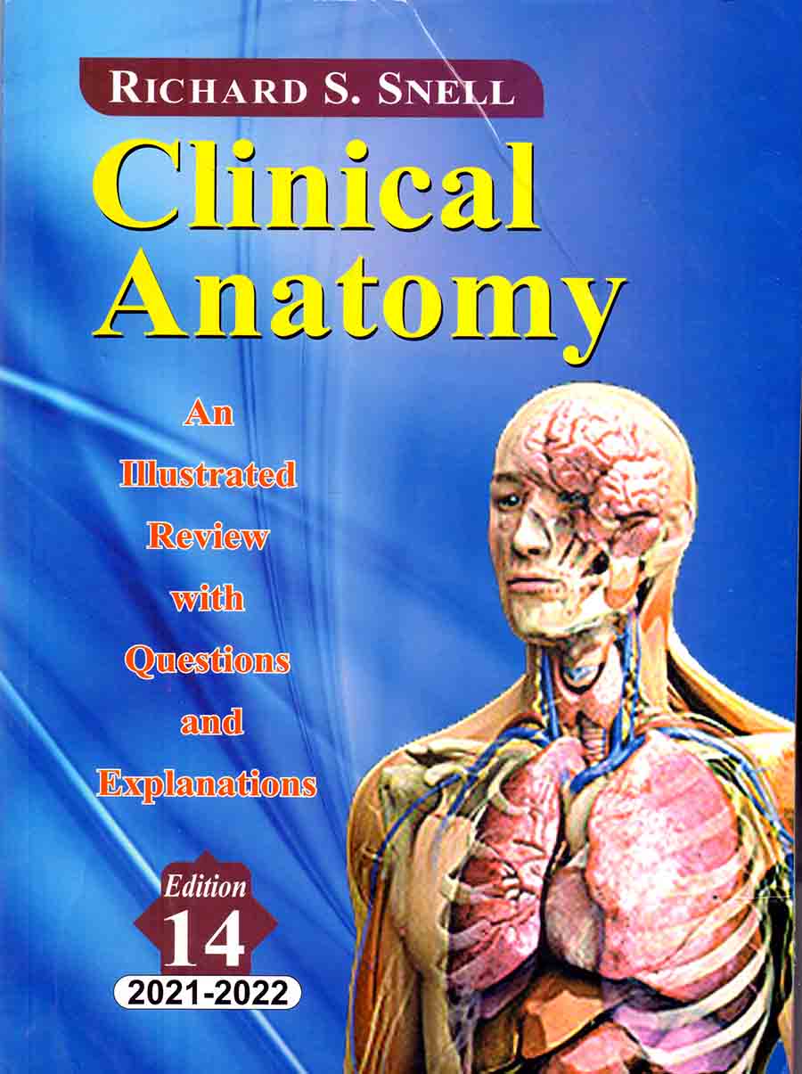 Clinical Anatomy Book 14th Latest Edition 2021-2022 Notes By Richard S. Snell Multan Kitab Ghar