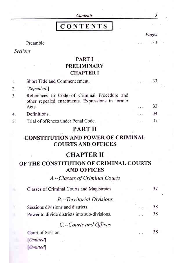 Code of Criminal Procedure Book ( V of 1898) Bare Act by Salman Mansoor Multan Kitab Ghar