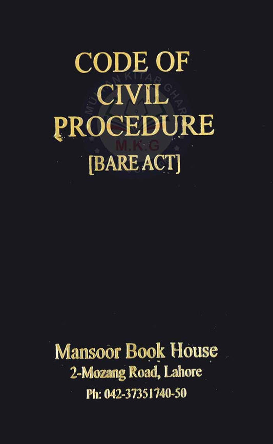 Code of Civil Procedure Bare Act | Updated Law Book MKG