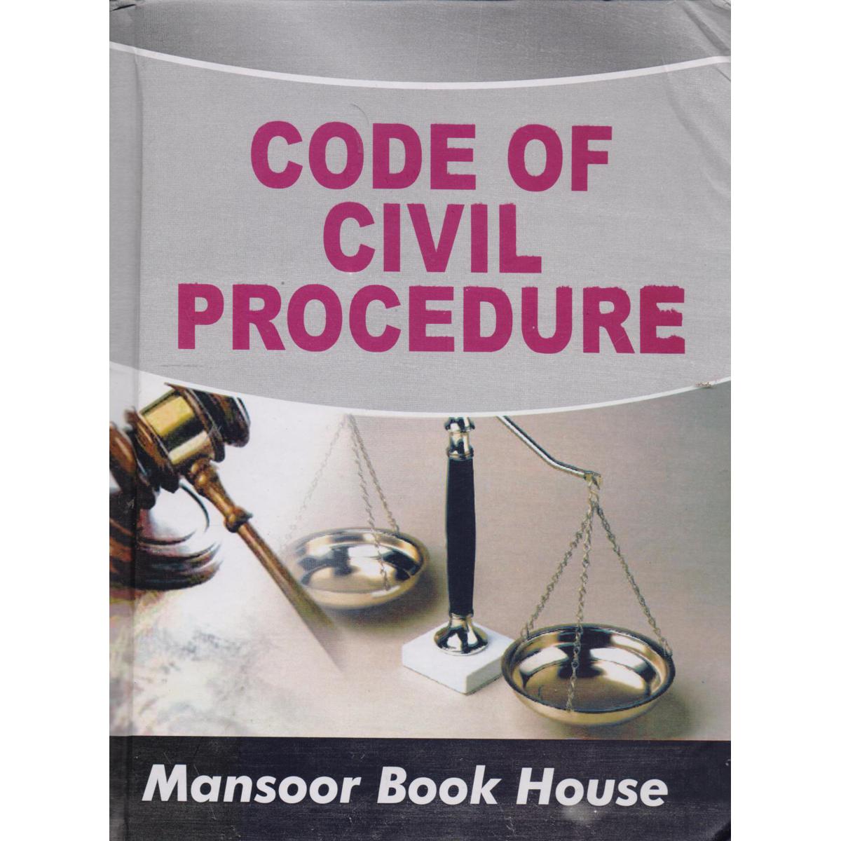 Code of Civil Procedure [V of 1908] by Ahsan Sohail Anjum – Updated Legal Reference - MKG