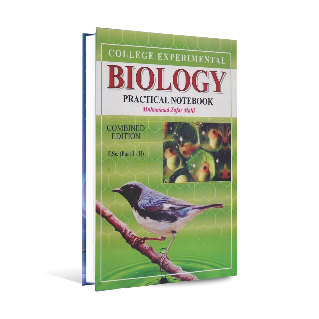 College Biology Practical Note Book For FSC Combined Edition By Zafar Malik Multan Kitab Ghar