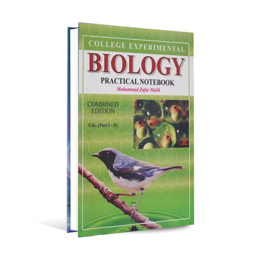 College Biology Practical Note Book For FSC Combined Edition By Zafar Malik Multan Kitab Ghar