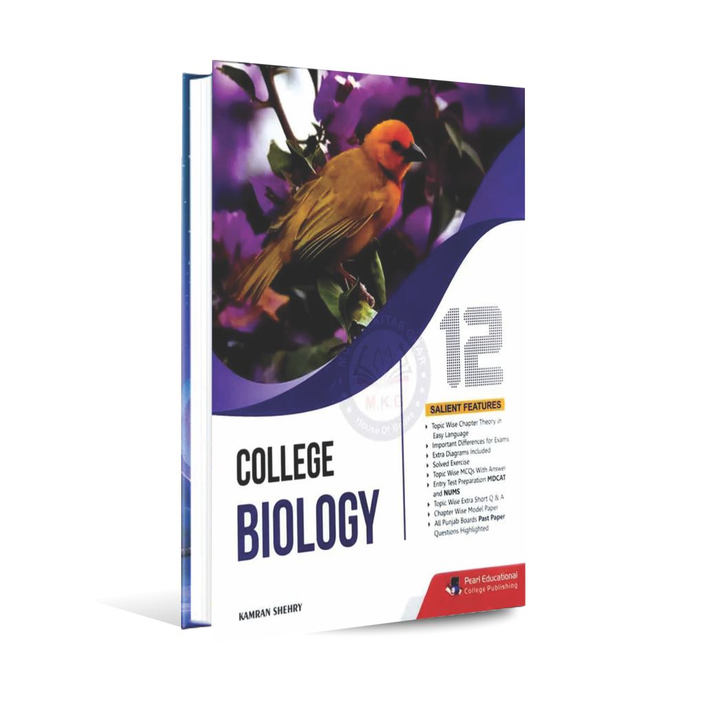 College Biology Subjective Book for Class 12th By Kamran Shehry Multan Kitab Ghar