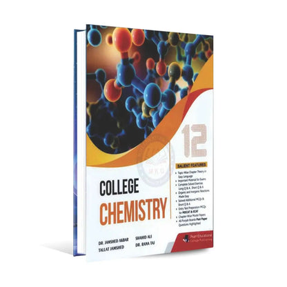 College Chemistry Subjective Book For Class 12th By Dr. Jamshed Akbar Shahid Ali Multan Kitab Ghar