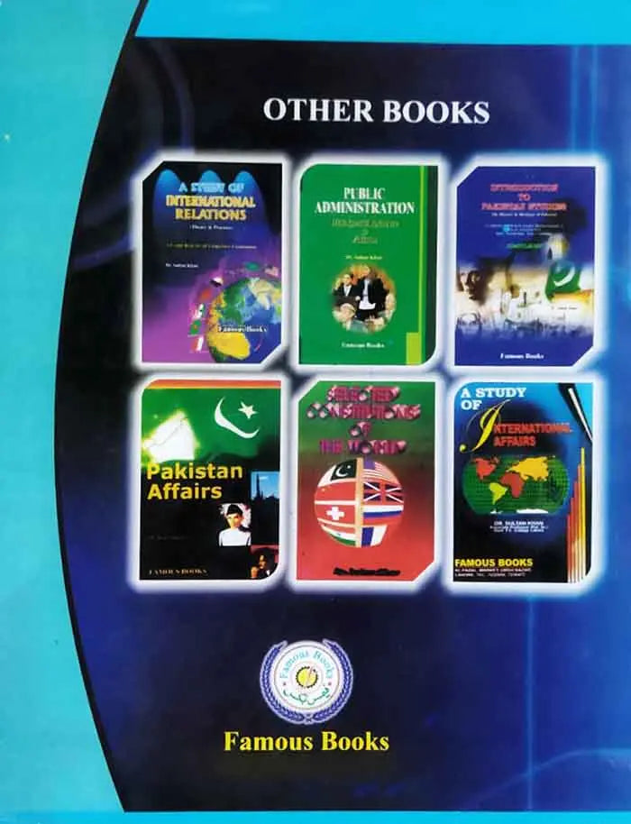 Comparative Political Systems: US, UK, China & Turkey  MA Level Book by Dr. Sultan Khan 