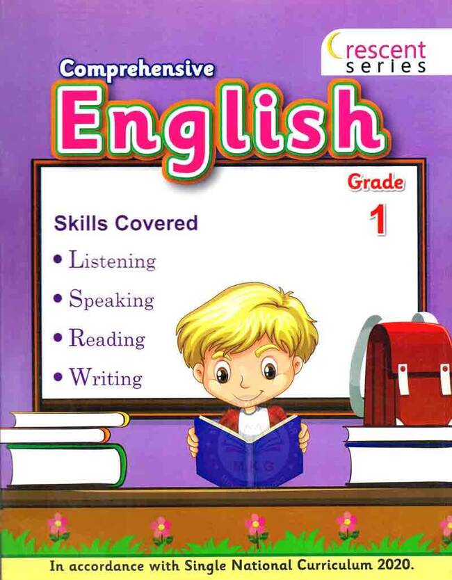 Comprehensive English Book For Grade 1 By Crescent Series Multan Kitab Ghar