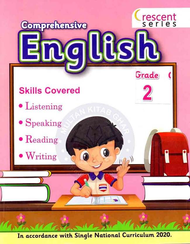 Comprehensive English Book For Grade 2 By Crescent Series Multan Kitab Ghar