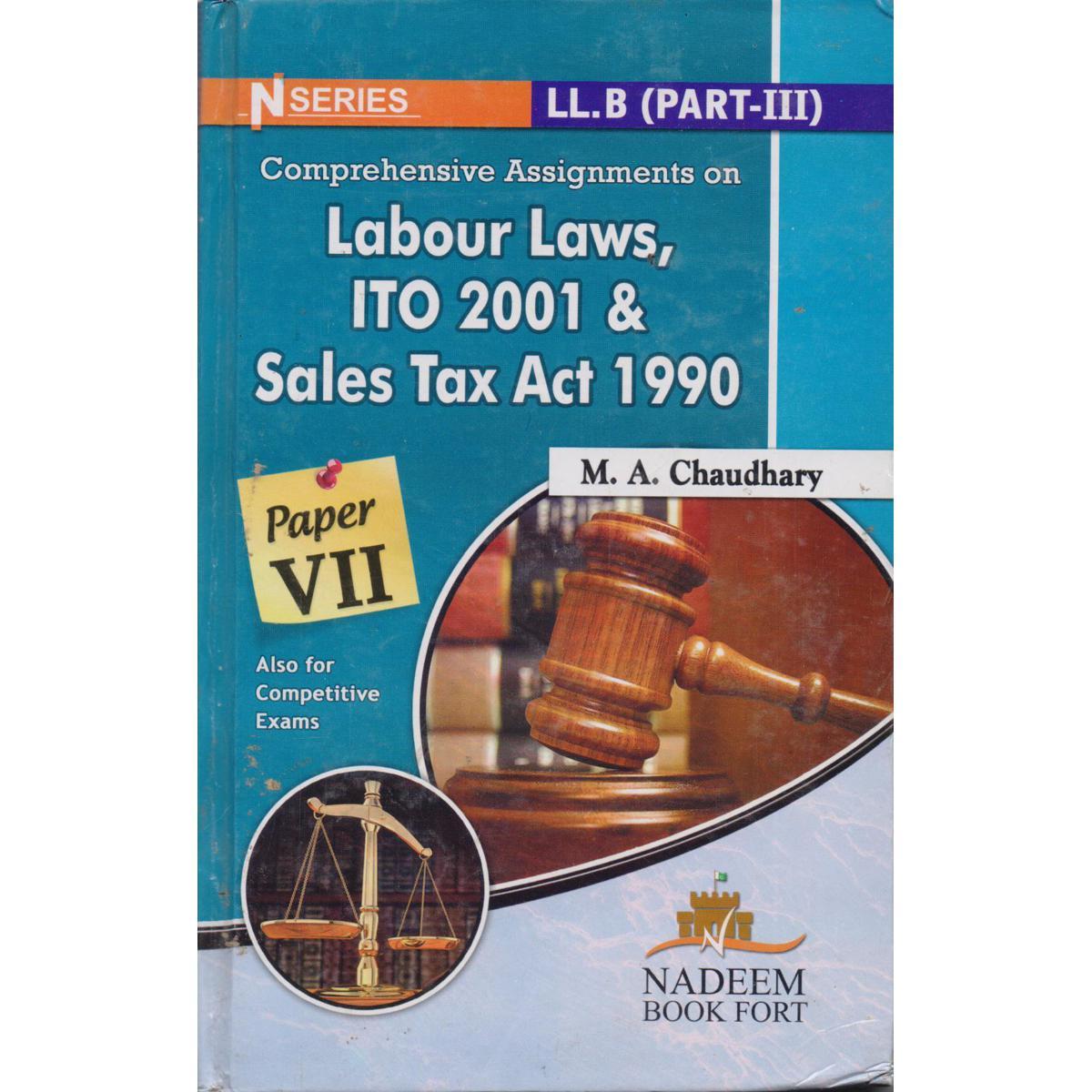 Comprehensive Assignments on Tax & Labour Laws – MA Chaudhary - MKG