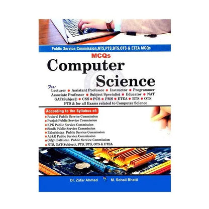 Computer Science Solved MCQs Book For PPSC CSS NTS By M Sohail Bhatti Multan Kitab Ghar