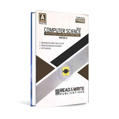 A Level Computer Science 9618 Paper 2 Topical Workbook by Read Write Publications Multan Kitab Ghar