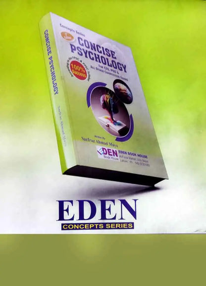 Concepts Series Concise Psychology for CSS, PMS All Other Competitive Exams According to the FPSC PPSC Syllabus By Sarfraz Ahmad Mayo Multan Kitab Ghar