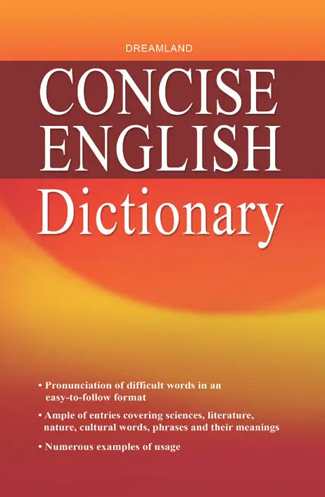 Concise English Dictionary By Dreamland Publishers Multan Kitab Ghar