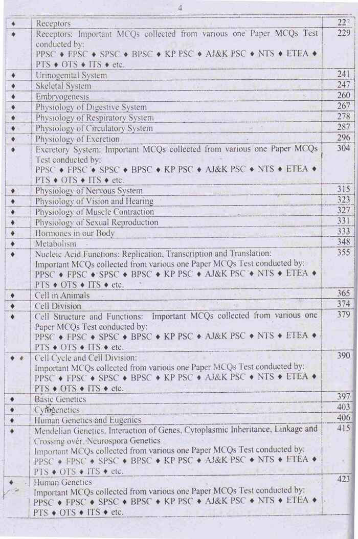 Zoology Solved Original Model Paper by M. Sohail Bhatti – Latest Exam Guide 4