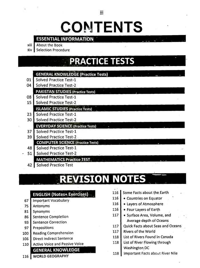 Junior Traffic Warden Recruitment test Guide By Dogar Brothers