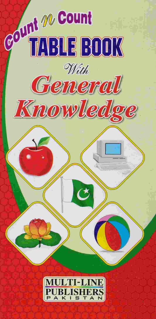 Count N Count Table Book With General Knowledge