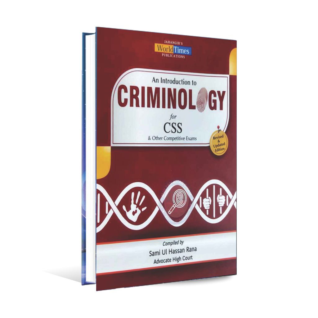 JWT An Introduction to Criminology Book for CSS By Sami Ul Hassan