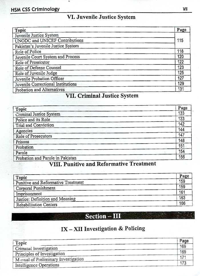 Criminology for CSS & Competitive Exams by Aamer Shahzad HSM