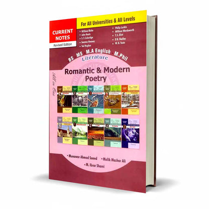 Current Notes Literature Romantic Modern Poetry for BS, MA, M.A English and M.Phil by Munawar Ahmad