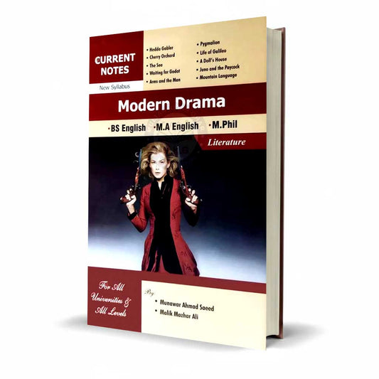Current Notes Modern Drama Literature for Bs English, M.A English and M.Phil by Munawar Ahmad Saeed