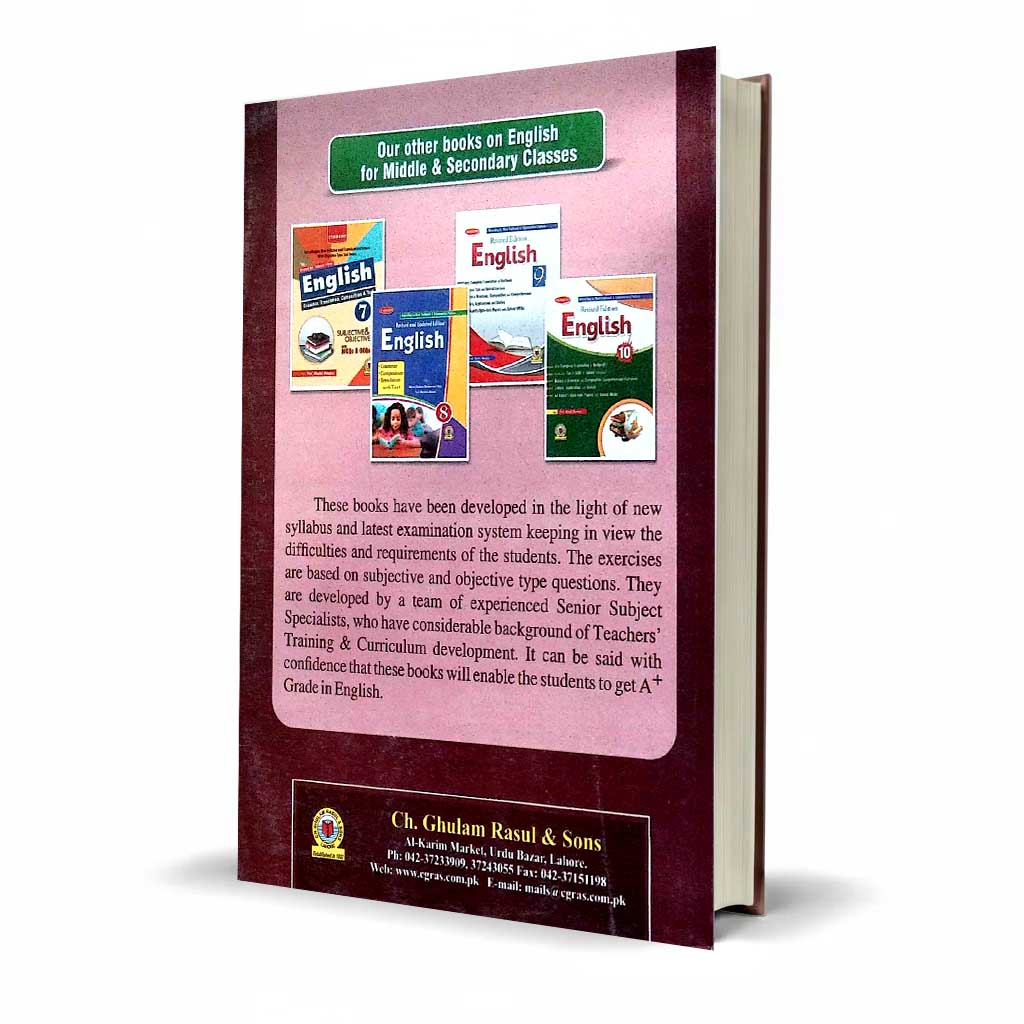 Current English Grammar, Translation, Composition & Text for Class 6 by Prof. Khalid Mumtaz
