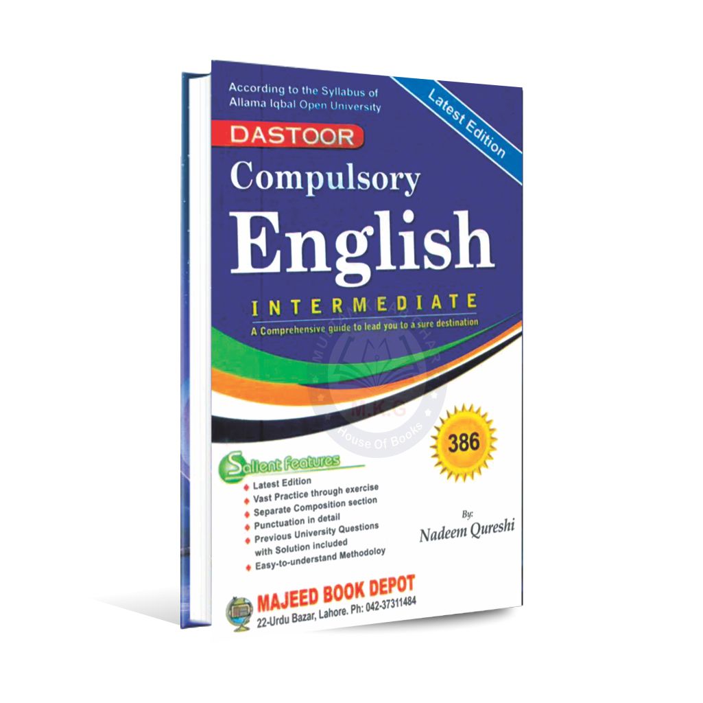 Dastoor Compulsory English Book For Intermediate By Nadeem Multan Kitab Ghar