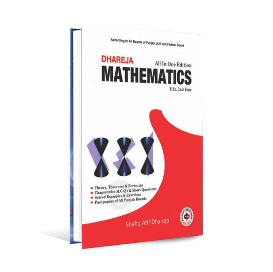 Dhareja Mathematics Book All in One Edition For F.Sc Part 2 By Shafiq Atif