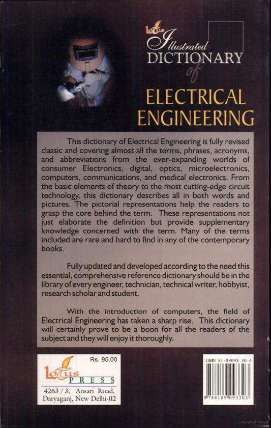 Dictionary Of Electrical Engineering Book By Linda Watson - Multan Kitab Ghar