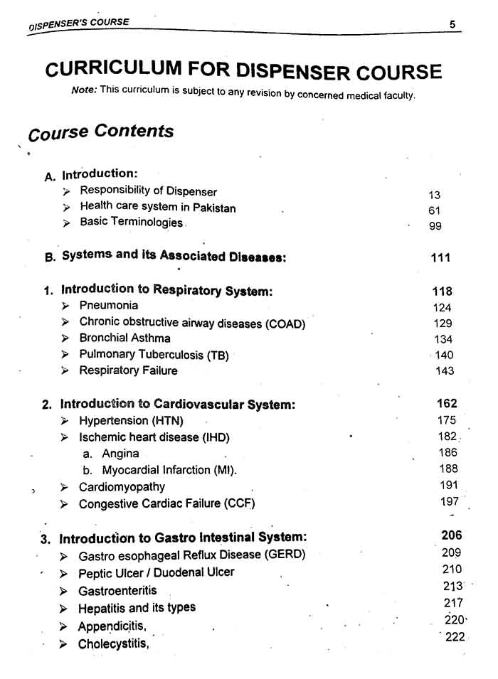 Dispencers Book - I for F.Sc in ( Medical Technology Group ) By Dr Tasneem Alam Multan Kitab Ghar