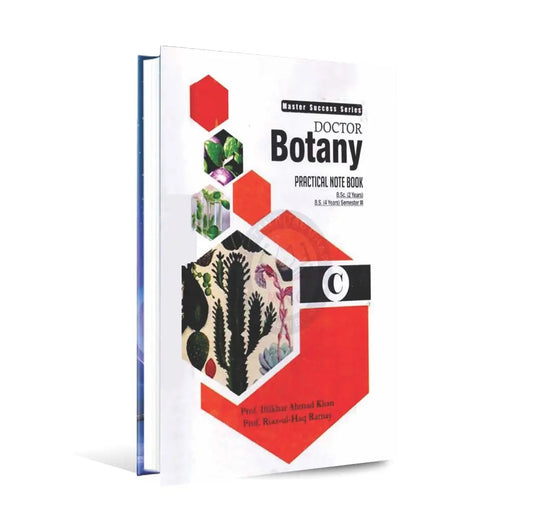 Doctor Botany Practical Note Book C for BS 4 Years by Prof. Iftikhar Ahmad Khan Multan Kitab Ghar