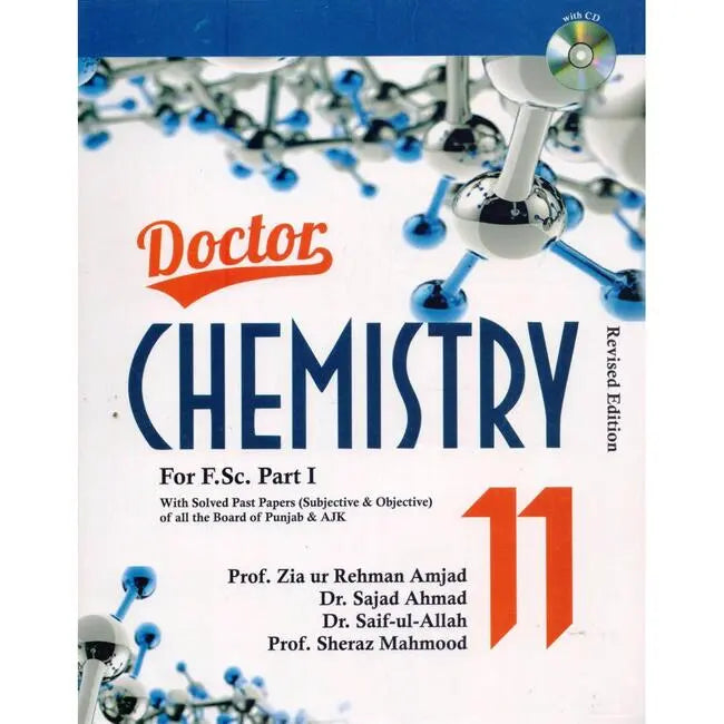 Doctor Chemistry Book for F.Sc Part 1 by Prof. Zia ur Rehman Amjad Multan Kitab Ghar