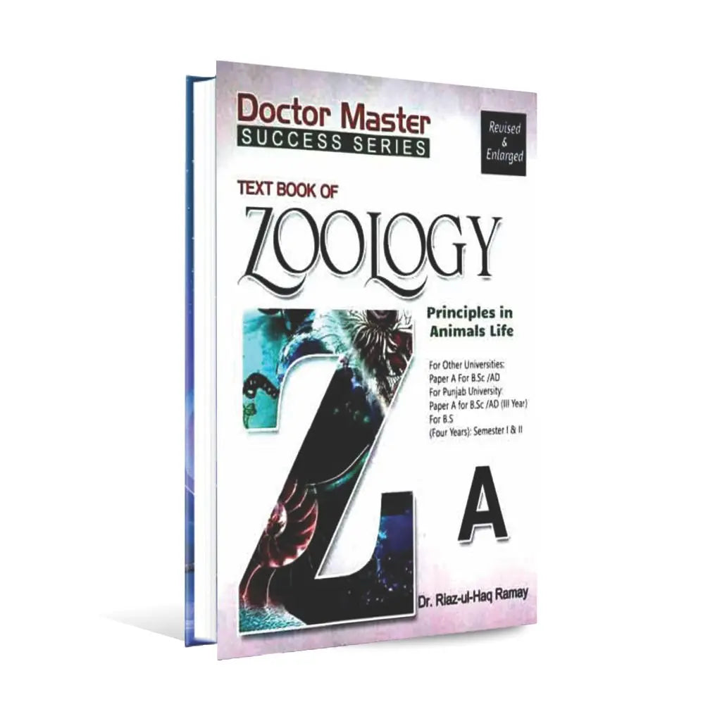 Doctor Master Success Series Text Book Of Zoology Part A For BS Programs By Riaz ul Haq Multan Kitab Ghar