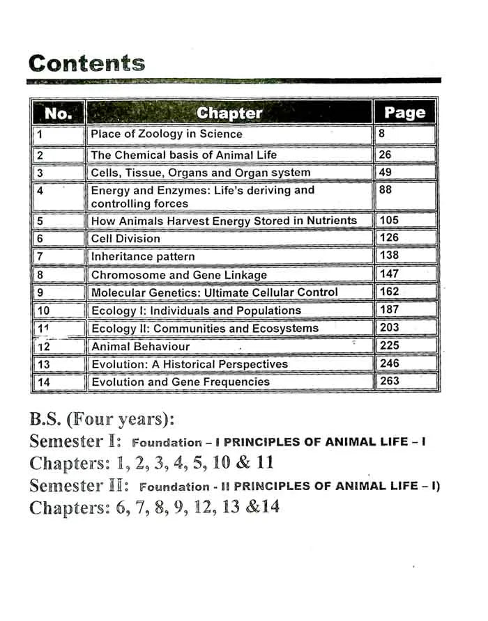 Doctor Master Success Series Text Book Of Zoology Part A For BS Programs By Riaz ul Haq Multan Kitab Ghar