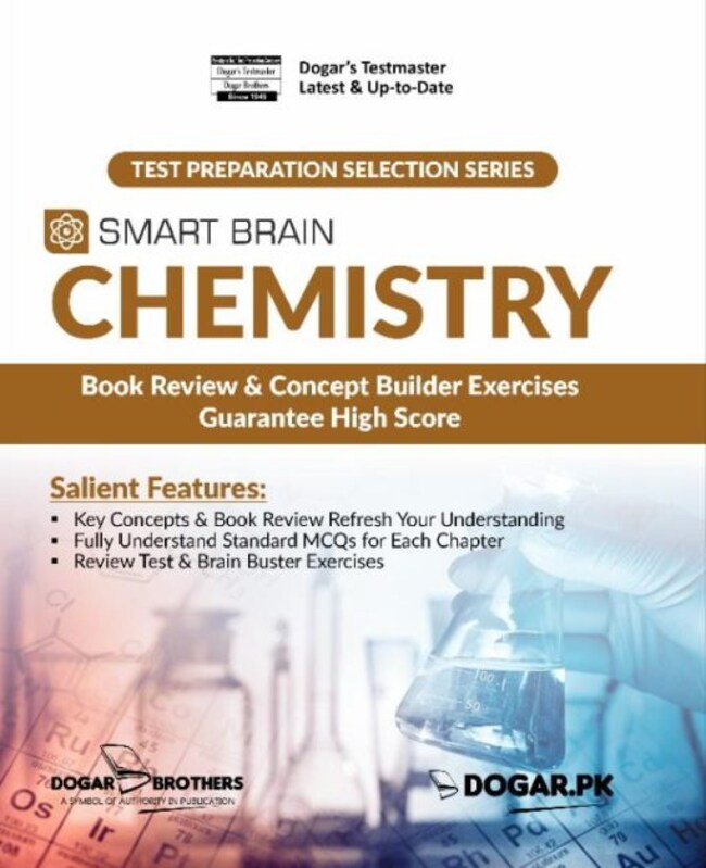 Dogar ECAT MCAT Smart Brain Chemistry Book Multan Kitab Ghar